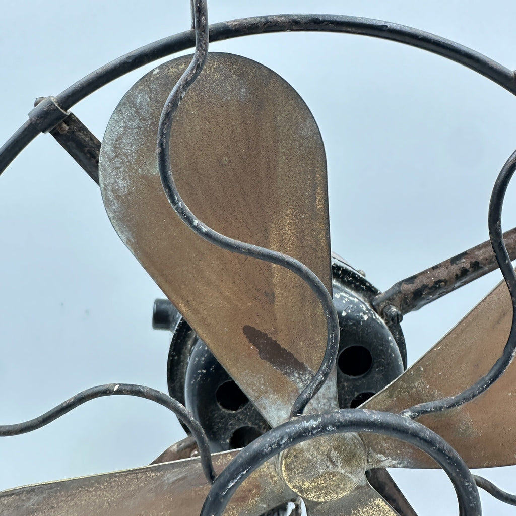 Antique Fan Metropolitan Vickers Rare 230v 12” Wiggle Manchester