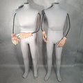 Pair of Vintage Stockman London Tailor's Mannequins | Articulated Arms & Hands | Used