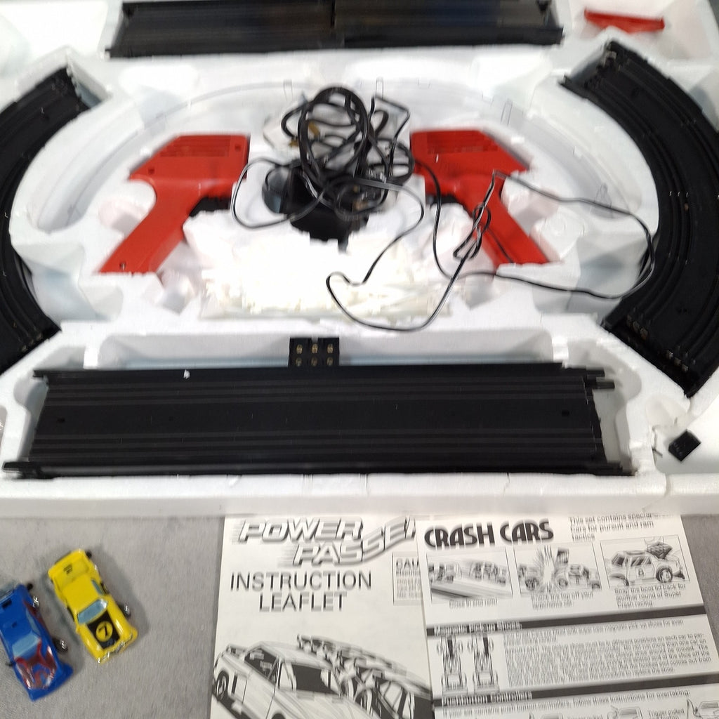 Vintage Palitoy Power Passers Lane Change Super-5 Set Slotless Racing Boxed