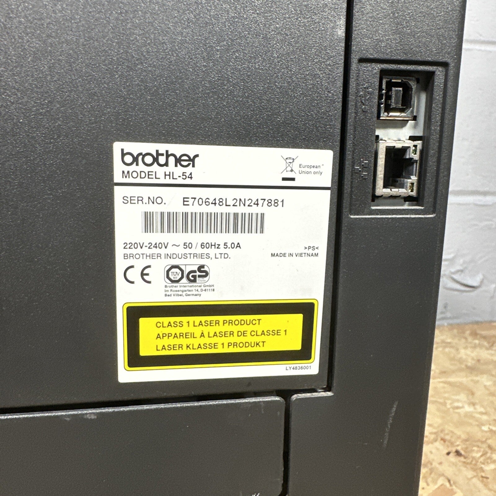 Brother HL-5450DN A4 Desktop Mono Laser Printer & Extra Paper Tray