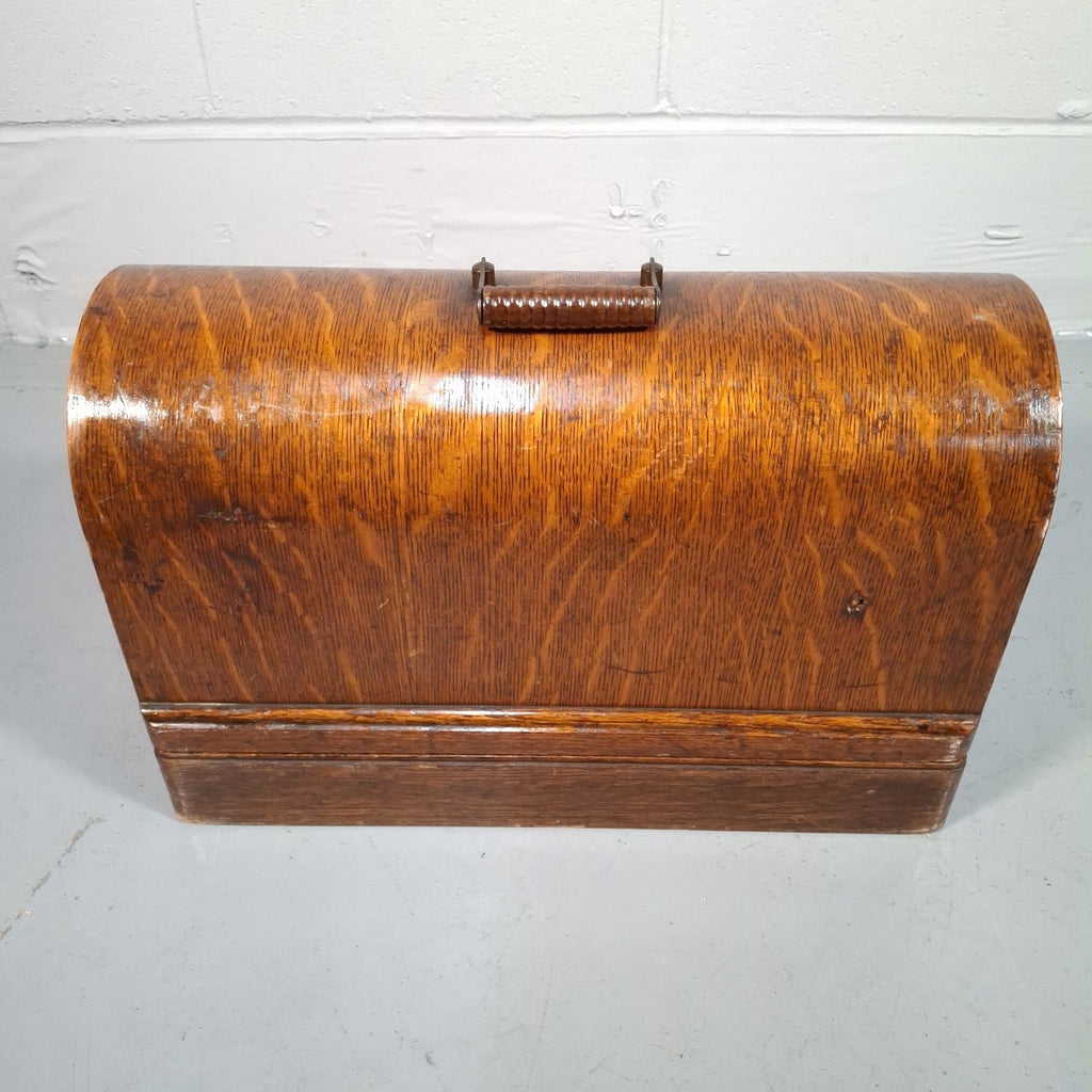 Singer 66K Hand Crank Sewing Machine with Case & Attachments | 1939 | Serial EC340474 | Used
