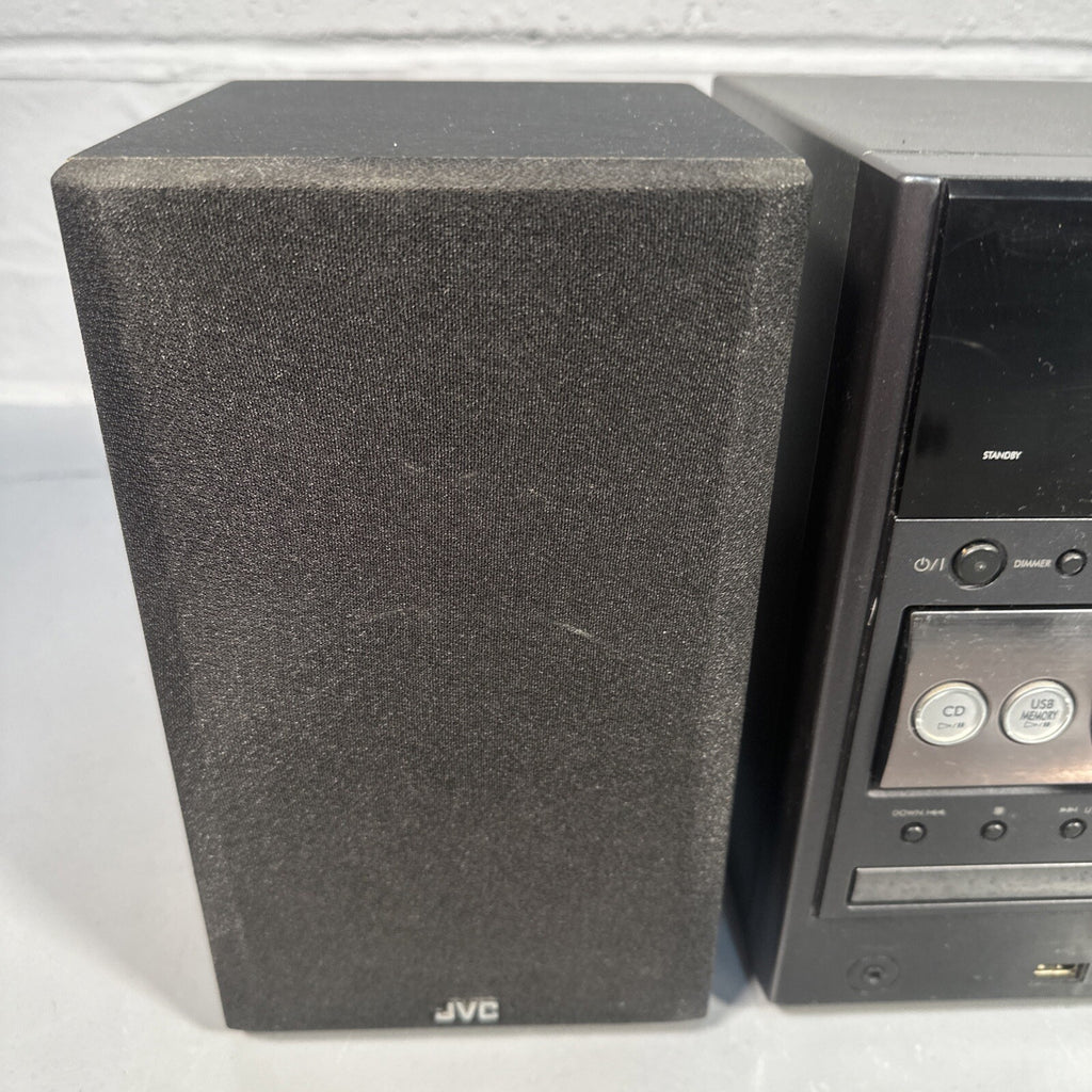 JVC UX-G37 Micro Hi-Fi Component System | CD | FM/AM Tuner | Used | Black | Vintage