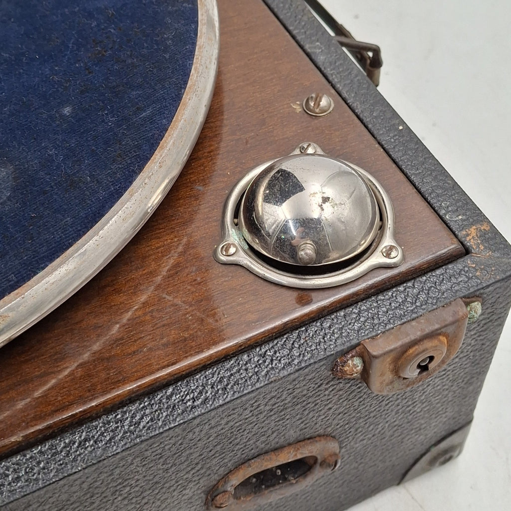 Columbia 202 Portable Wind-Up Gramophone | Vintage Antique 1920s | Used
