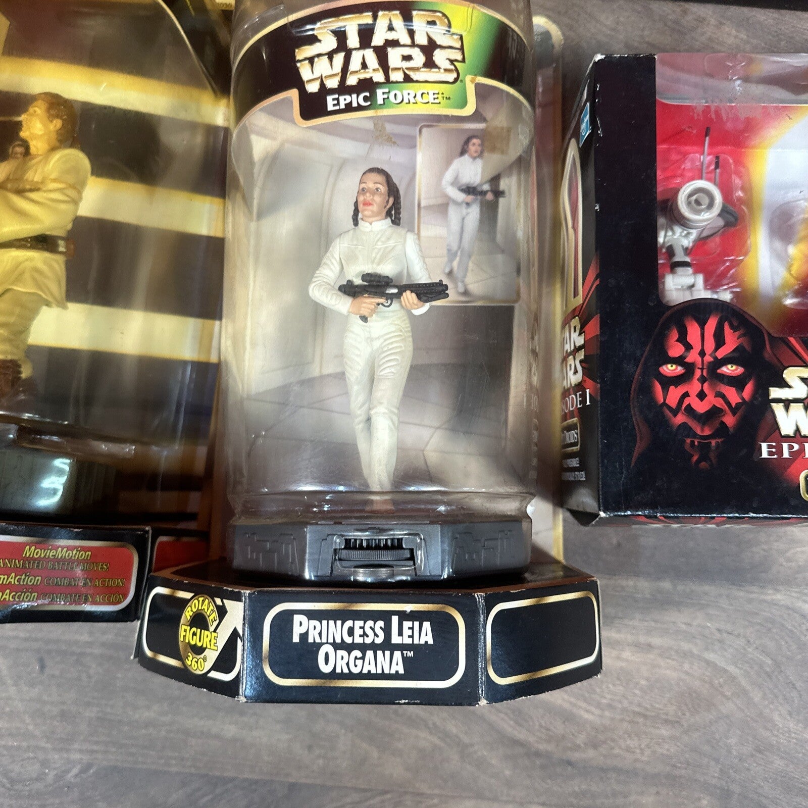 Star Wars Episode 1 Boxed Toys Job Lot | Hasbro 1999 | Talking Banks, Figures & More | Used