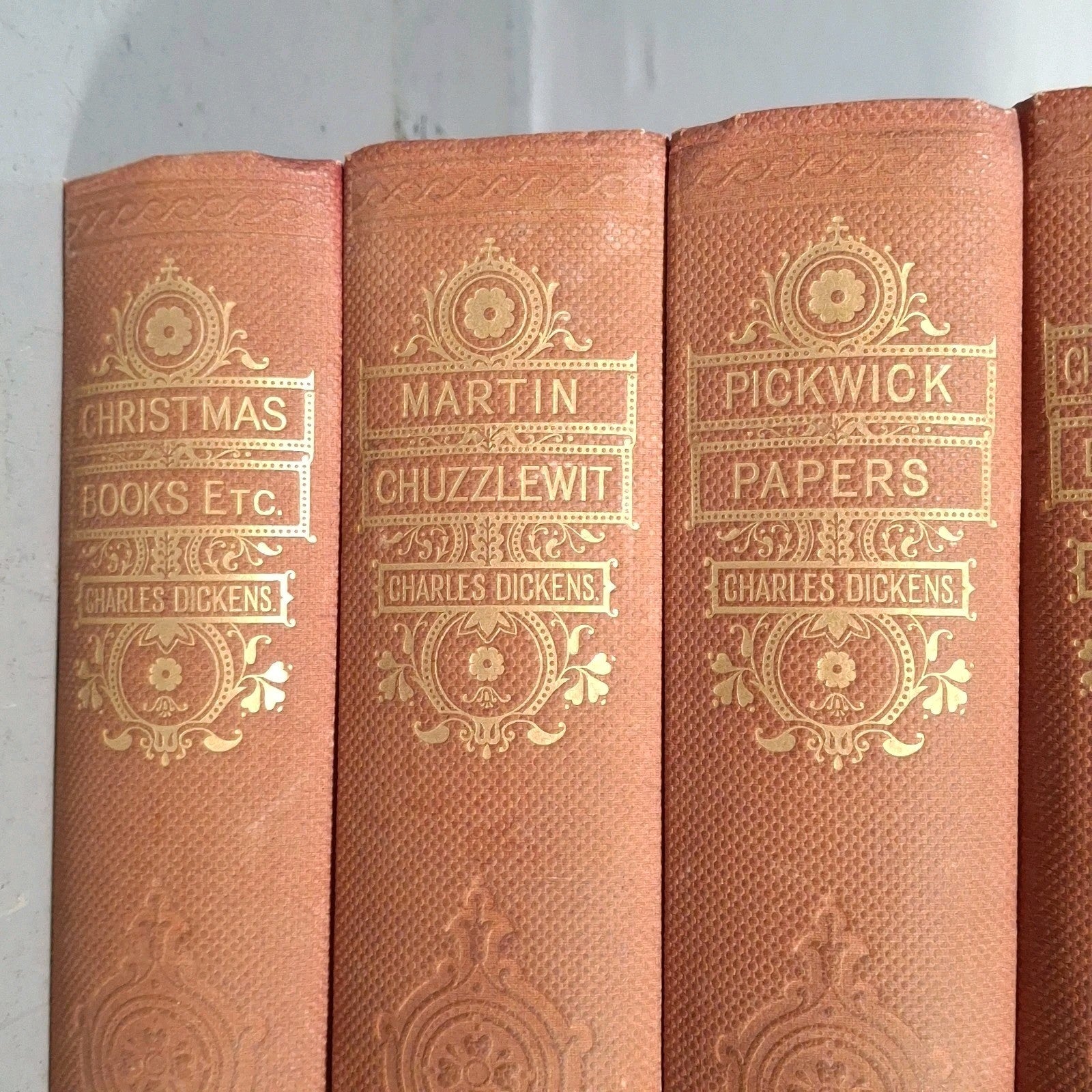 15x Works Of Charles Dickens The Authors Favourite Edition Illustrated Books Set