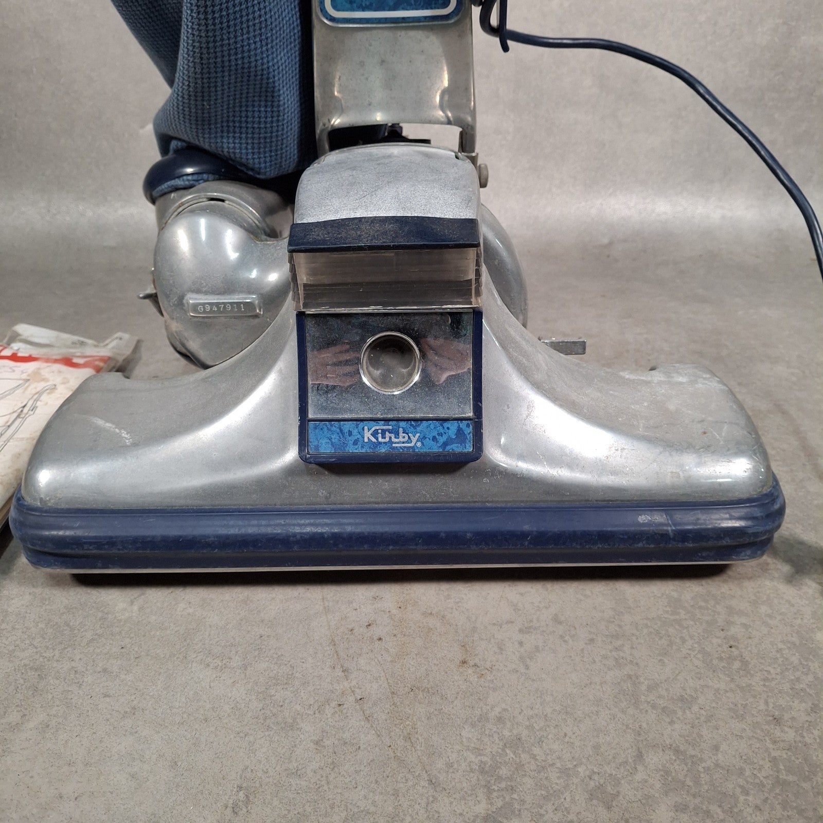 Kirby Tradition 3-CB Vintage Bagged Upright Vacuum Cleaner | Tested & Working | Used | Silver
