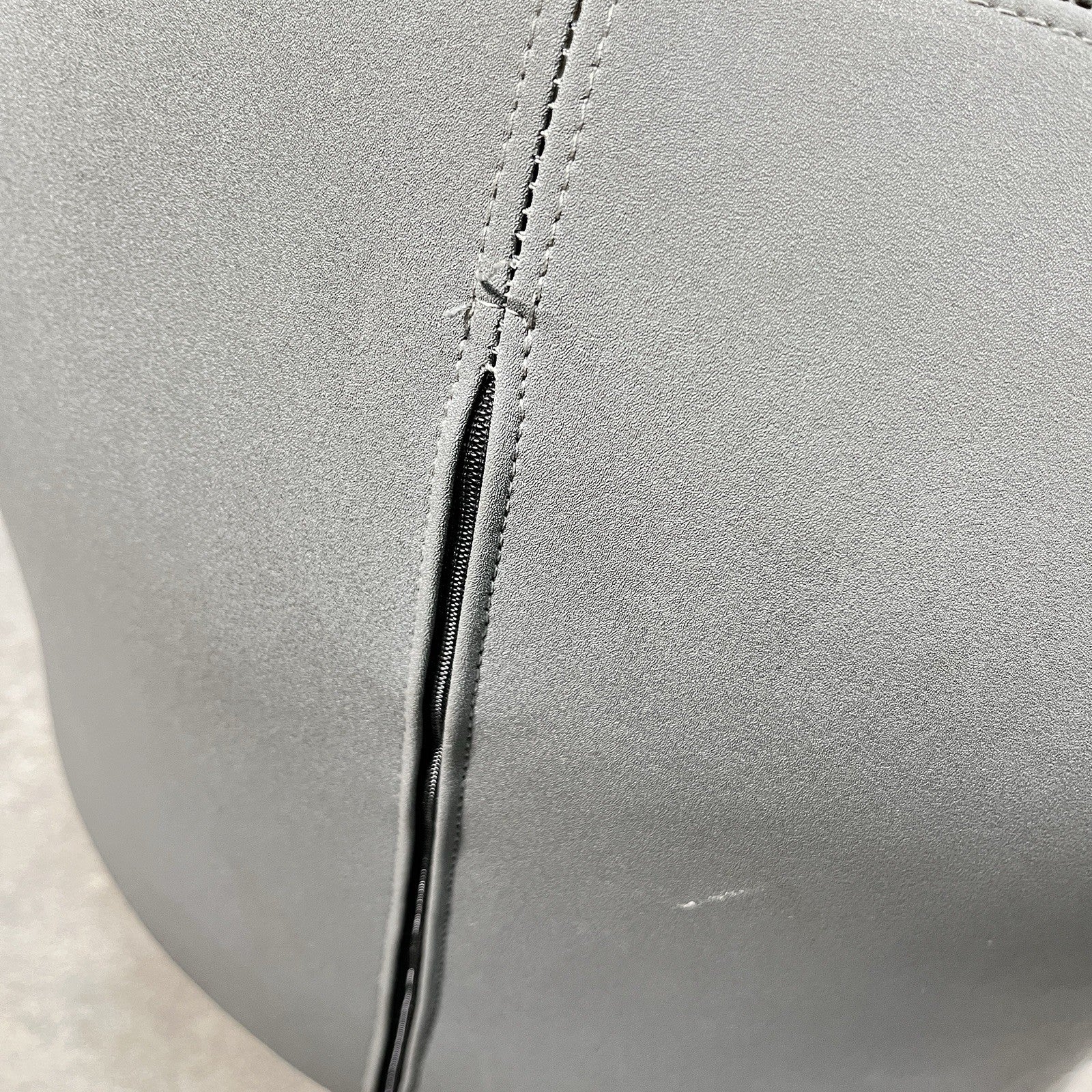 Orangebox POINT-S Soft Seating Ottoman | Grey Fabric | Aluminium Legs | 2012 | Used | UK Made