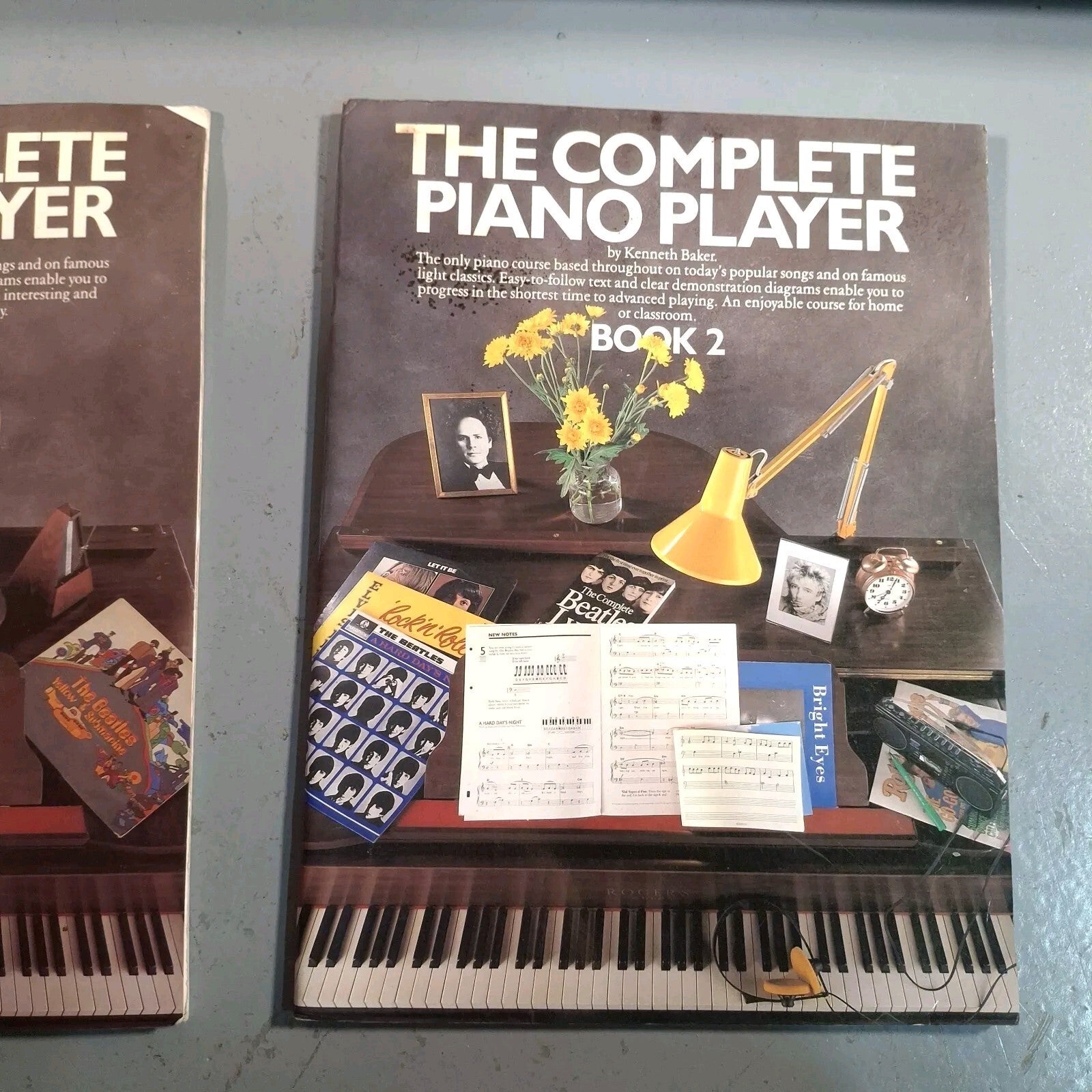 Rare VTG 1983 Casio Casiotone 610 Electronic Musical Keyboard Metal + Receipt