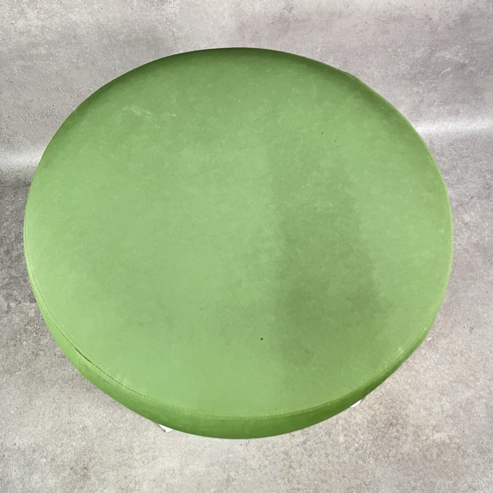 Orangebox POINT-S Soft Seating Ottoman | Green Fabric | Aluminium Legs | 2012 | Used | UK Made