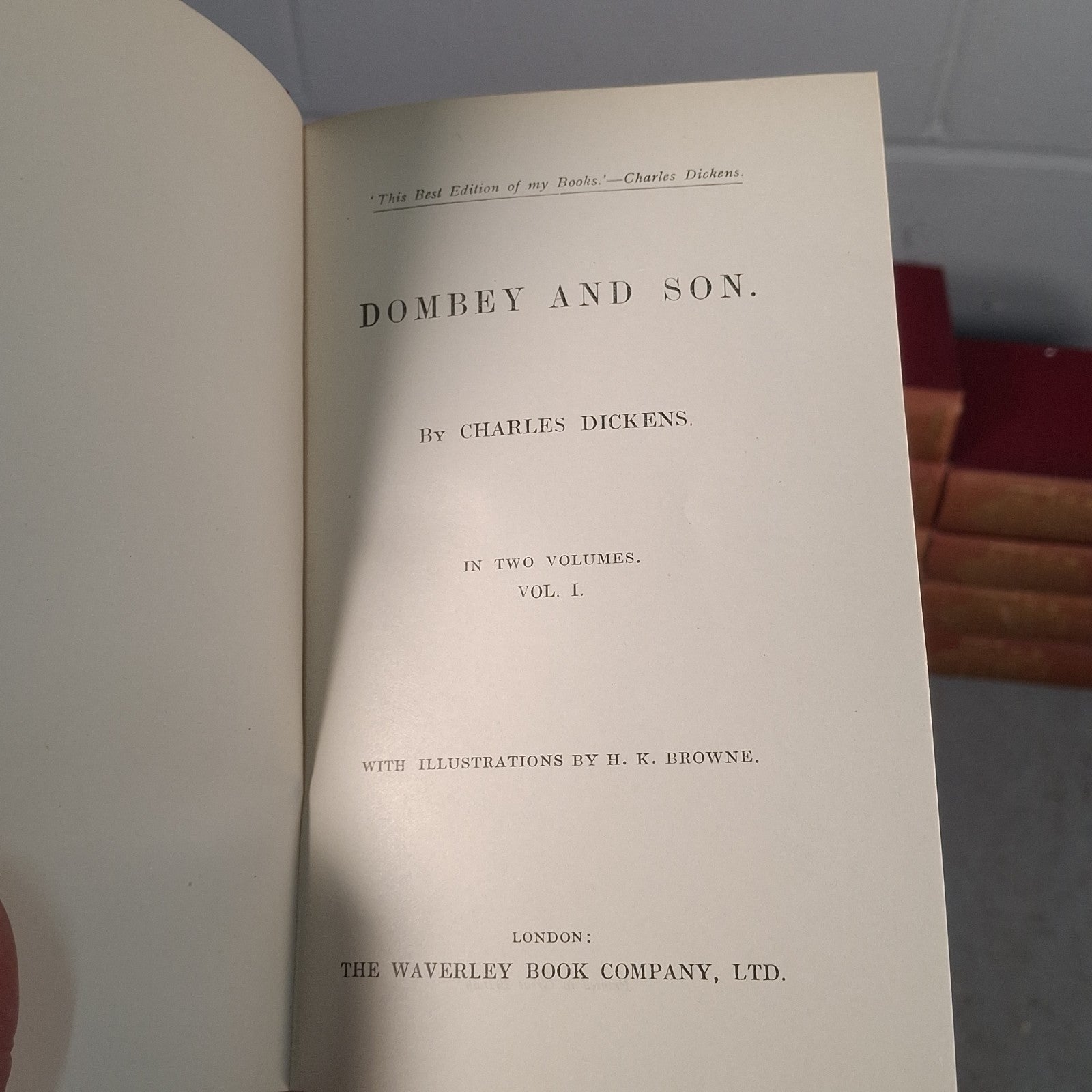 15x Works Of Charles Dickens The Authors Favourite Edition Illustrated Books Set