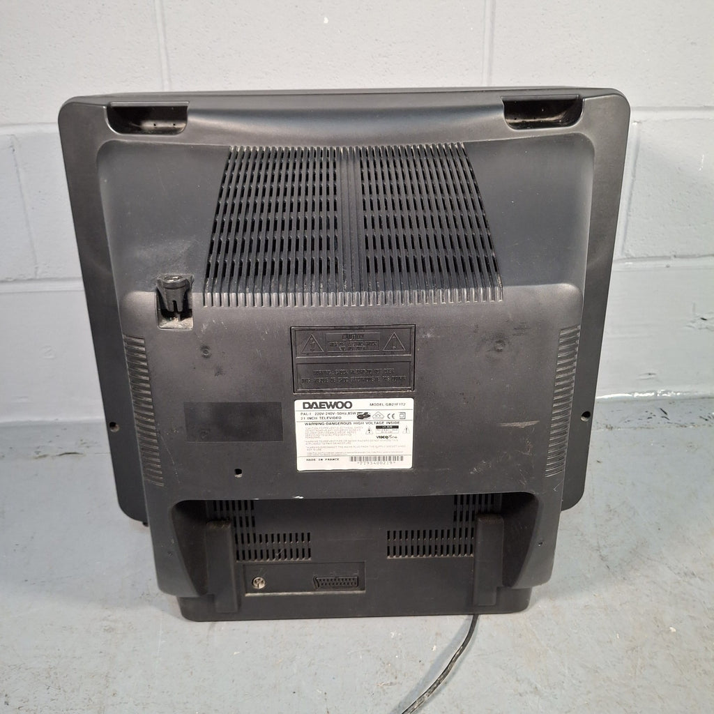 Daewoo GB21F1T2 21” CRT 21” TV for Spares or Repair Retro Gaming Display Prop
