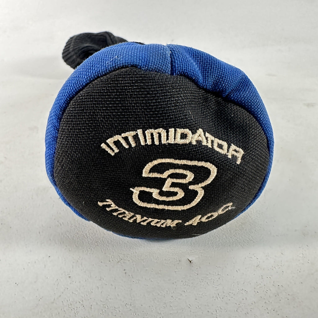 Top-Flite Intimidator Titanium 400 Spoiler Sole #3 Fairway Wood Head Cover - Black/Blue - Used