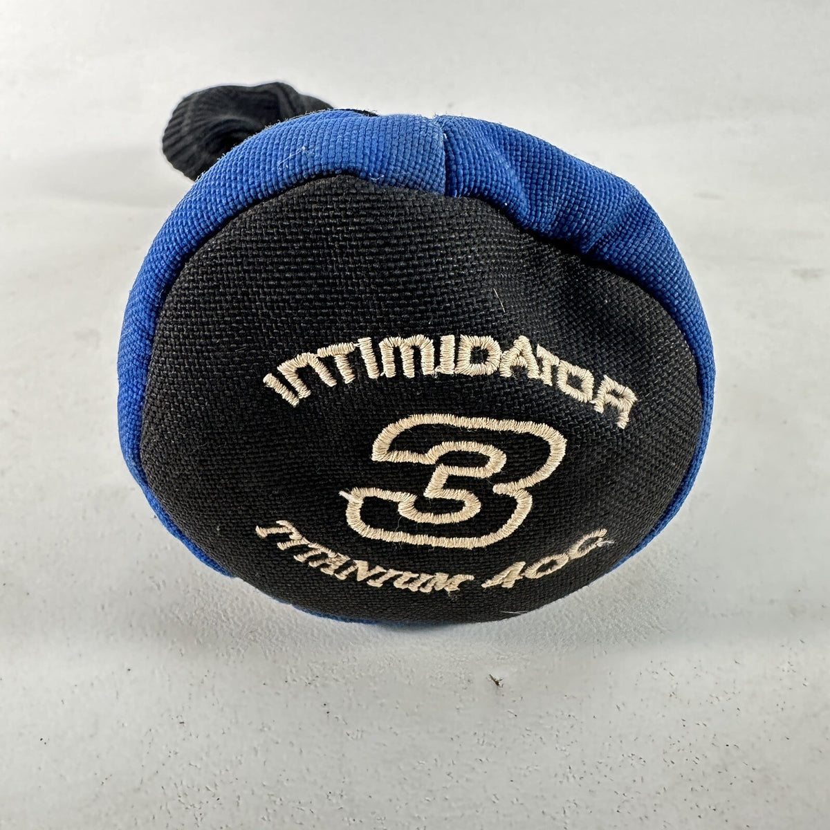 Top-Flite Intimidator Titanium 400 Spoiler Sole #3 Fairway Wood Head Cover - Black/Blue - Used