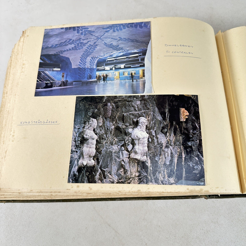 Vintage Postcard Album - 340+ Postcards - Europe & UK - 1950s-1970s - Handwritten Annotations - Used