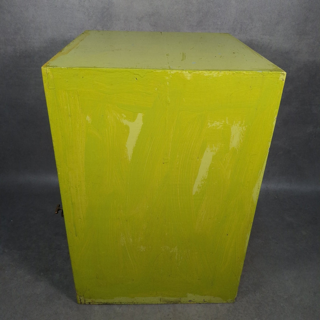 Vintage English Meat Safe Cabinet | Painted Green | Wire Mesh | Farmhouse Kitchen Decor