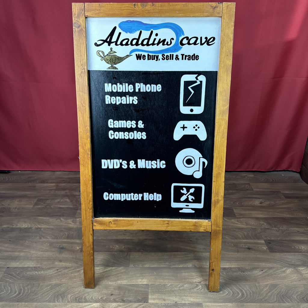 Shop Sign Advertising Display Cafe Store Double Sided Notice Chalk Board