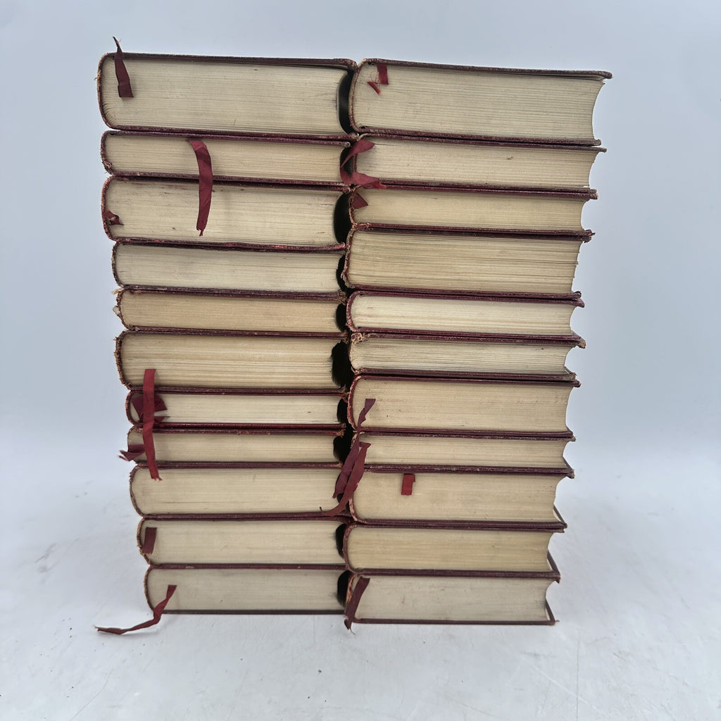 Collection 22 Books Fireside Dickens Works Chapman Hall Illustrated FULL LEATHER