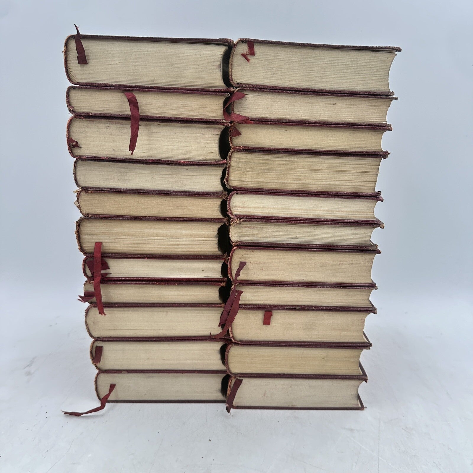 Collection 22 Books Fireside Dickens Works Chapman Hall Illustrated FULL LEATHER