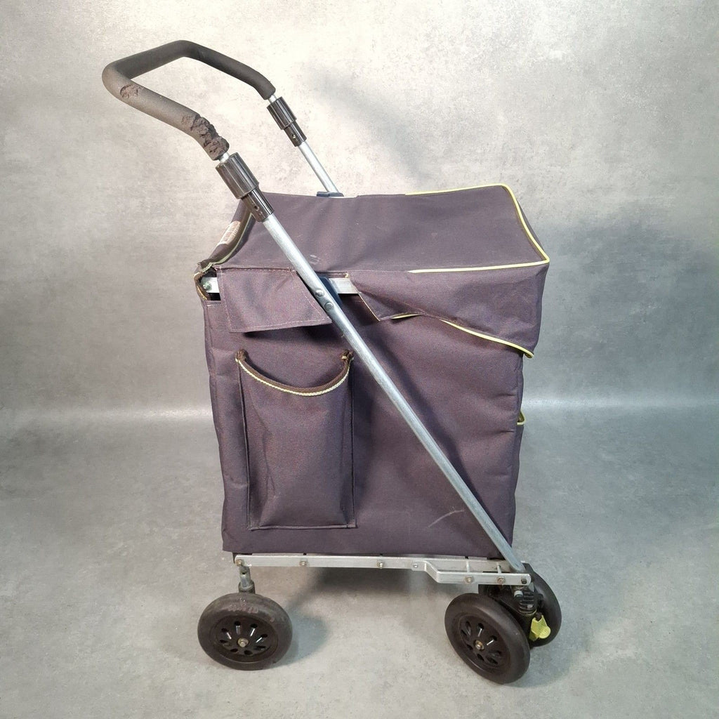 Sholley Shopping Trolley Walking Aid Folding 6 Wheeled Basket Read Description