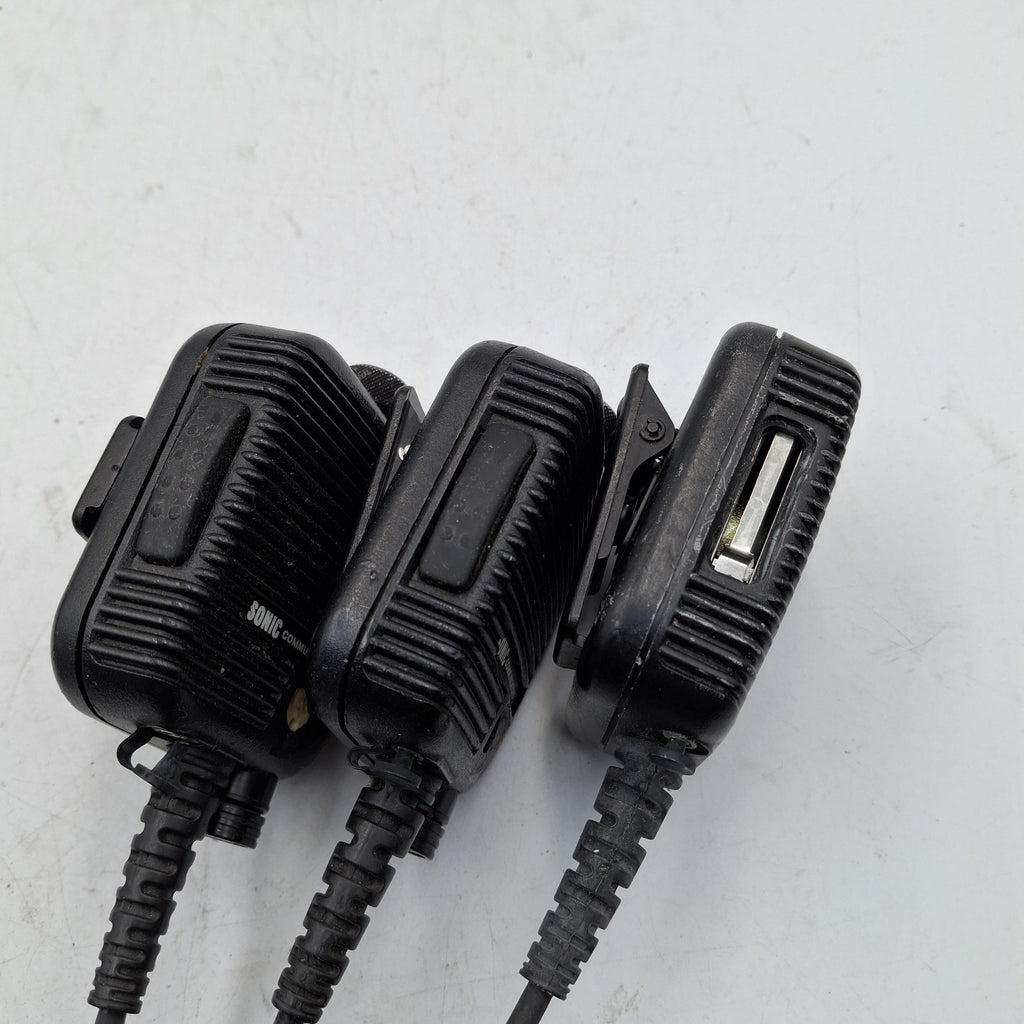 Sonic Communications Speaker-Microphone Handmic x5 + Niros 9261 x1 - Job Lot Bundle - Used - Spares or Repair