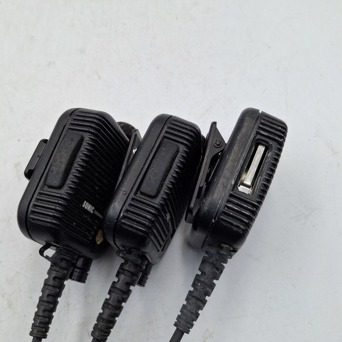Sonic Communications Speaker-Microphone Handmic x5 + Niros 9261 x1 - Job Lot Bundle - Used - Spares or Repair