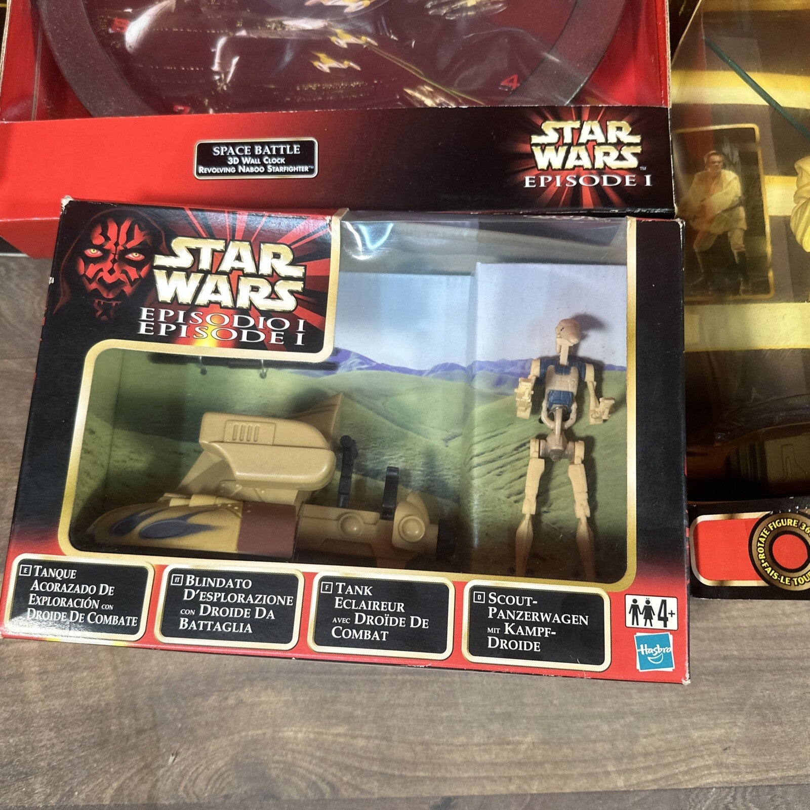 Star Wars Episode 1 Boxed Toys Job Lot | Hasbro 1999 | Talking Banks, Figures & More | Used