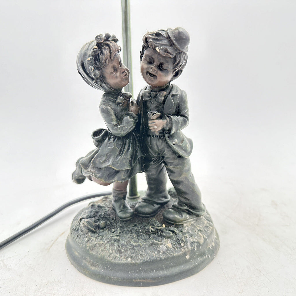 Table Lamp Widdop Bingham Young Love Glass Tulip Shade Vintage 2000