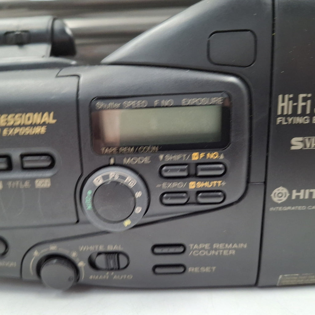 Hitachi VM-S83E S-VHS-C Camcorder with Stereo Mic, Battery, Hard Case & Manual - Used - Untested