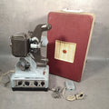 1957 Vintage Cirse Sound 8mm Cine Film Projector in Speaker Case Spares Repairs