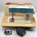Riccar 510 Super Z Stretch Vintage Sewing Machine with Case & Foot Pedal – 1960s/70s | Used