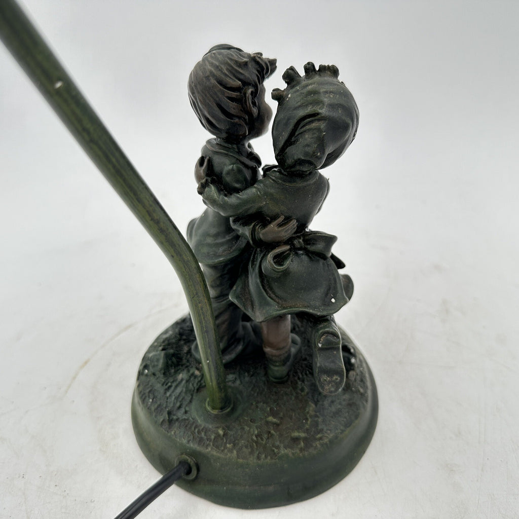 Table Lamp Widdop Bingham Young Love Glass Tulip Shade Vintage 2000