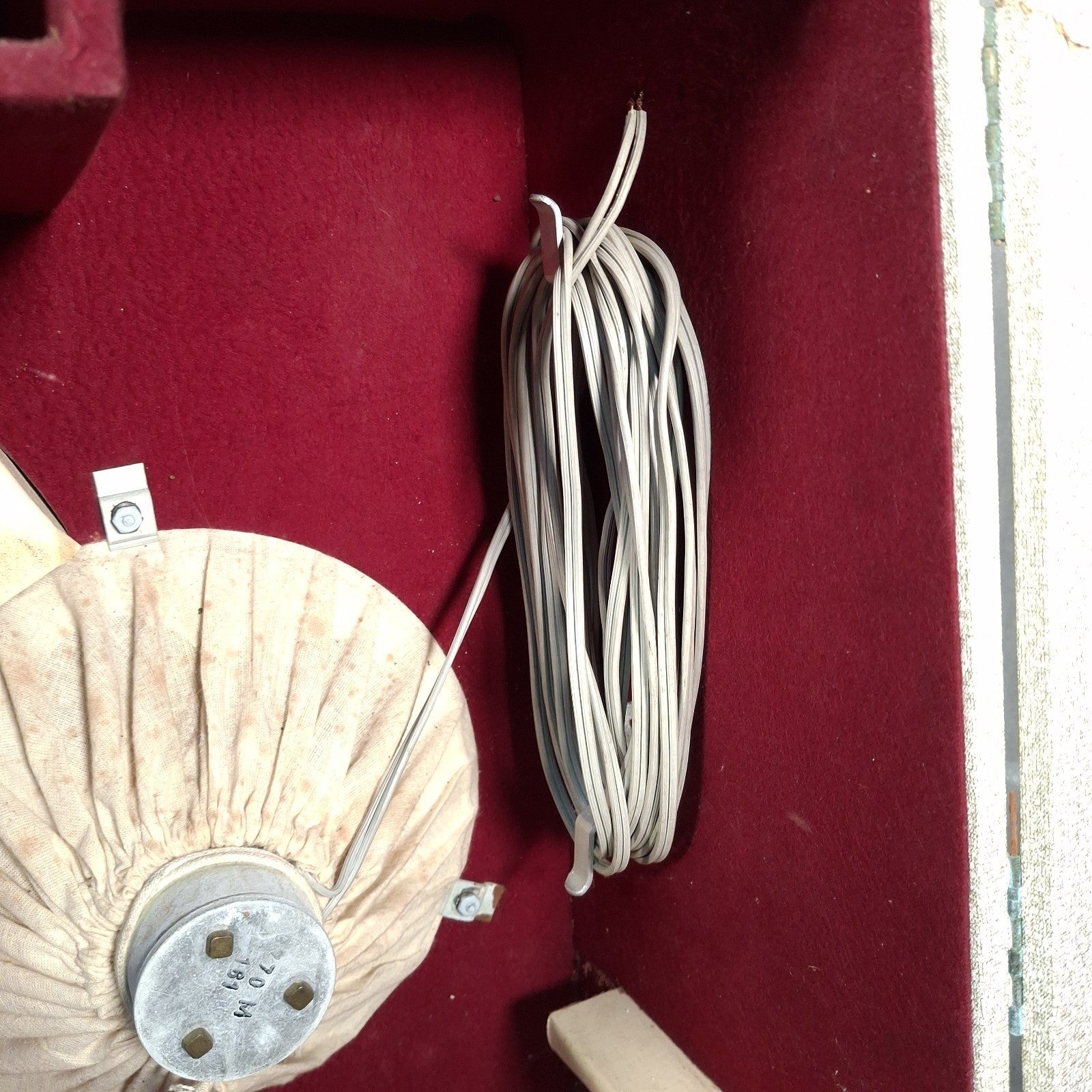 1957 Vintage Cirse Sound 8mm Cine Film Projector in Speaker Case Spares Repairs