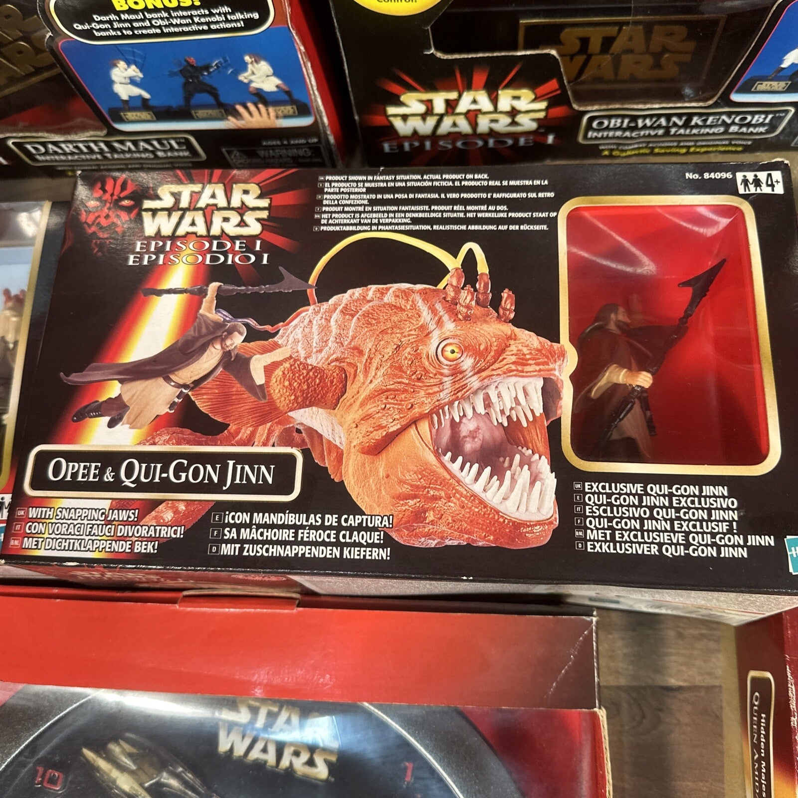 Star Wars Episode 1 Boxed Toys Job Lot | Hasbro 1999 | Talking Banks, Figures & More | Used