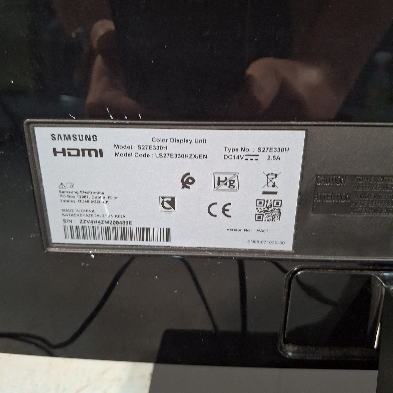 Samsung S27E330H 27" Full HD 1080p TN LED Gaming Monitor - HDMI VGA