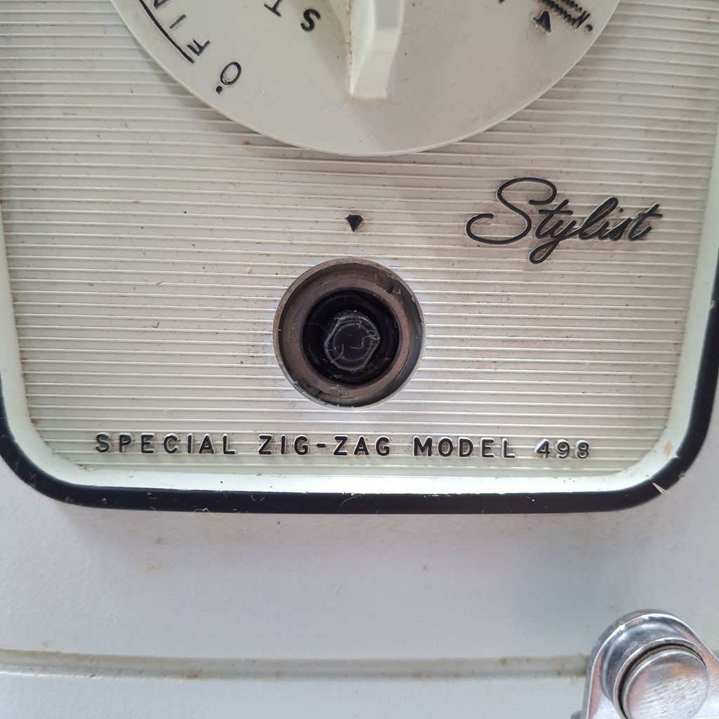 Singer Stylist 498 Special Zig-Zag Vintage Sewing Machine | 1960s | Used | Untested | Spares or Repair