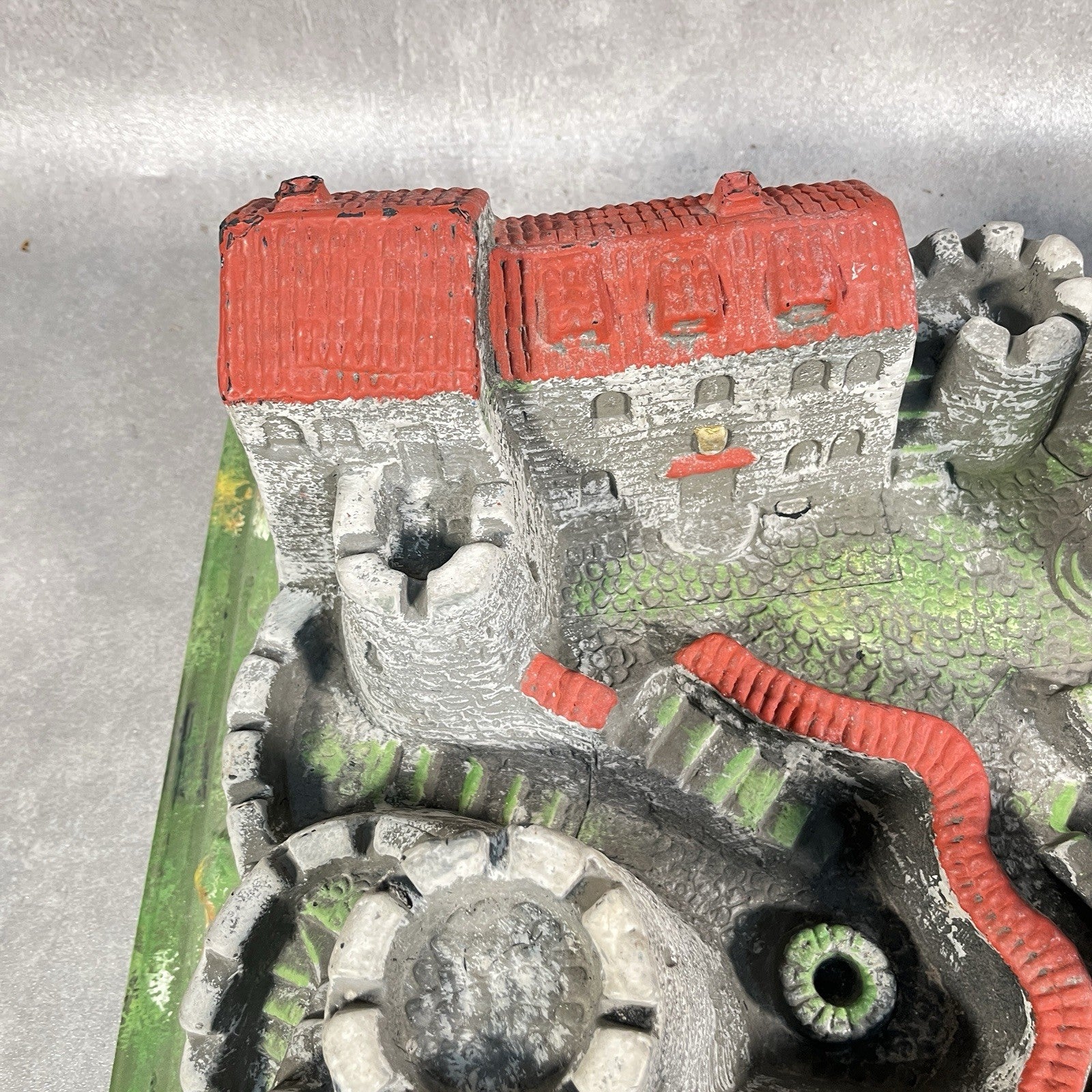 VTG Hausser ECO Germany Elastolin Spielwaren Castle Medival Playset 70's Diorama