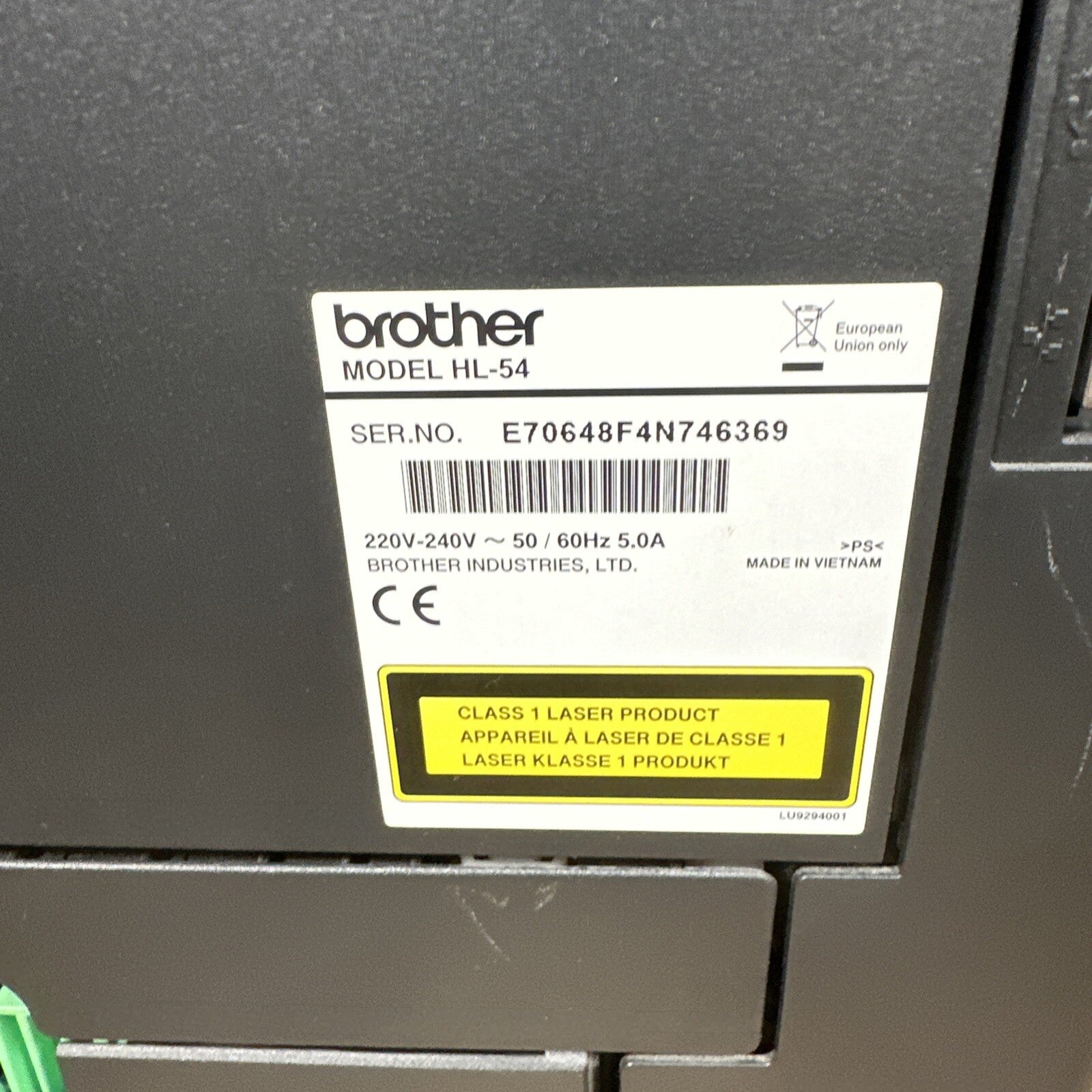 Brother HL-5450DN A4 Desktop Mono Laser Printer Plus Extra Paper Tray
