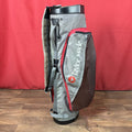 TaylorMade Golf Cart Bag - Grey & Red - 4-Way Shaft-Shield Divider - 1990s Vintage - Used