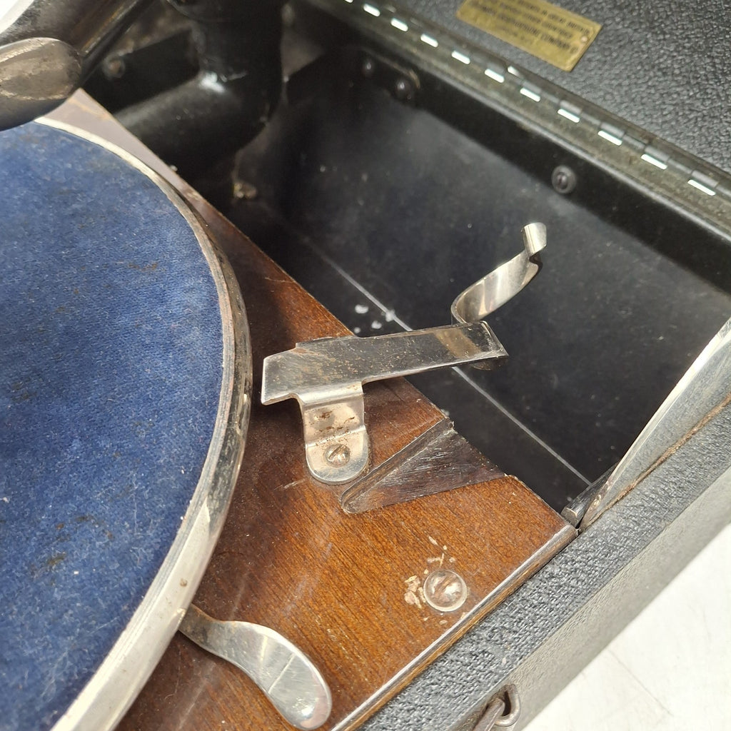 Columbia 202 Portable Wind-Up Gramophone | Vintage Antique 1920s | Used