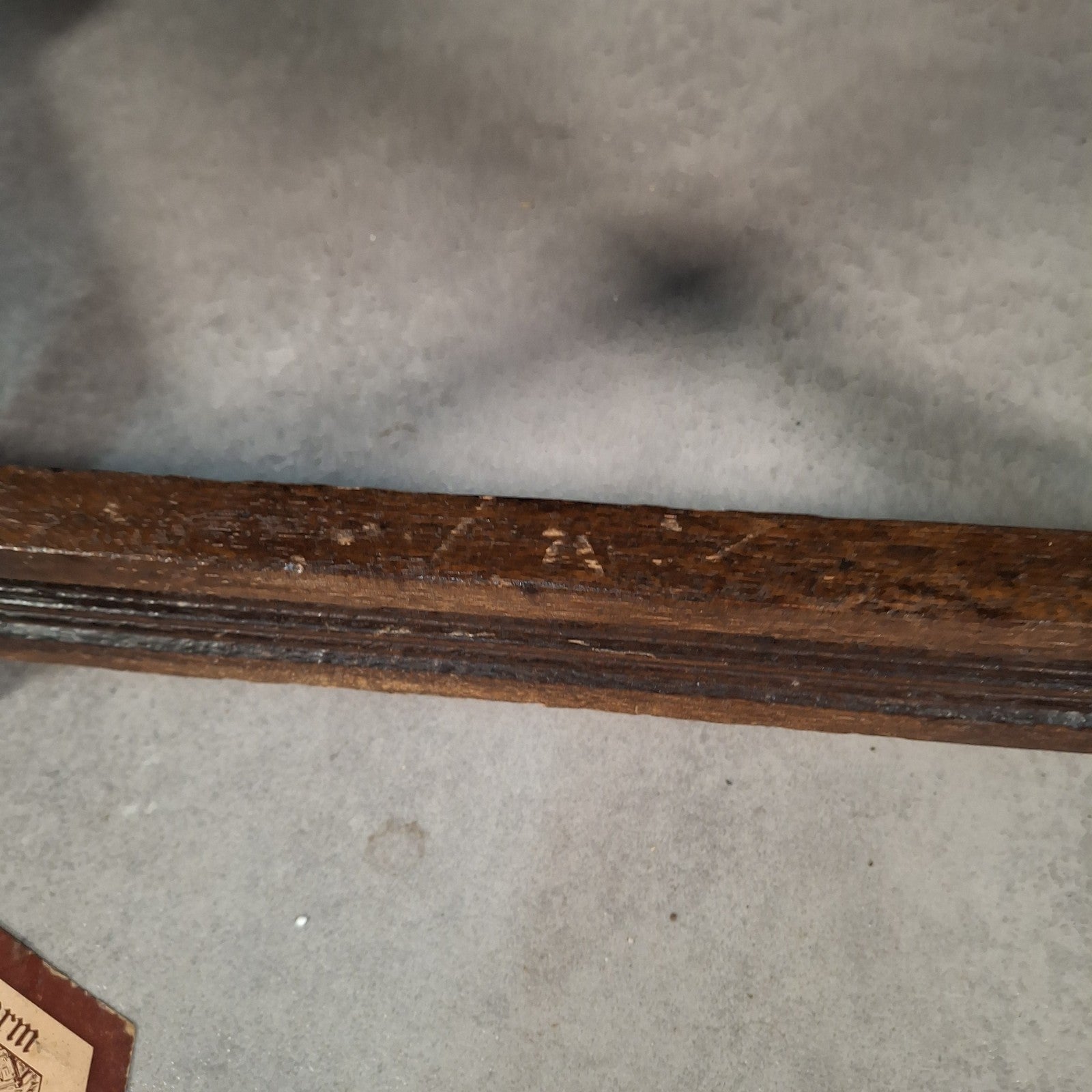 Old Charm Wood Bros Oak Hall Stand Cabinet – Carved Tudor Style Side Cupboard