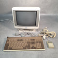 OMT CM-6560 CRT Monitor, FK-2002 Mechanical Keyboard & Genesis Mouse | Retro PC Bundle | Used