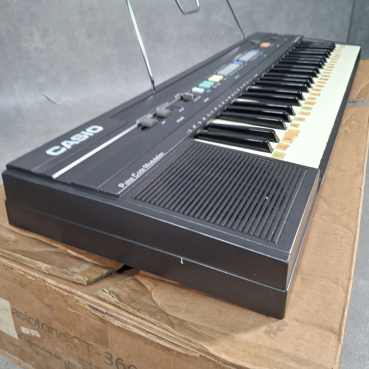 Casio Casiotone CT-360 Vintage Electronic Keyboard - 49 Keys, PCM, Working, Boxed, Used