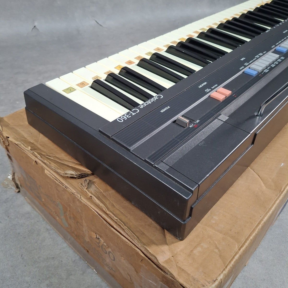 Casio Casiotone CT-360 Vintage Electronic Keyboard - 49 Keys, PCM, Working, Boxed, Used