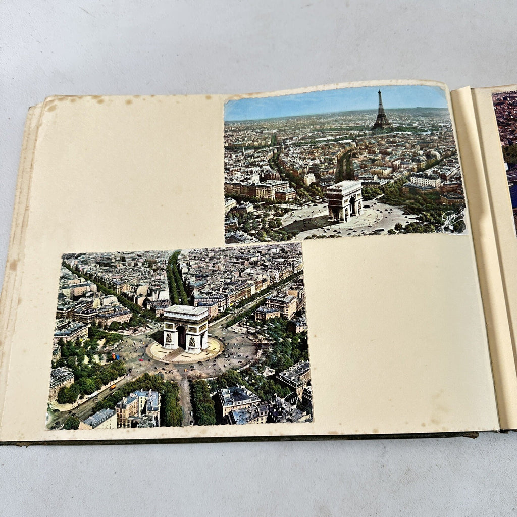 Vintage Postcard Album - 340+ Postcards - Europe & UK - 1950s-1970s - Handwritten Annotations - Used