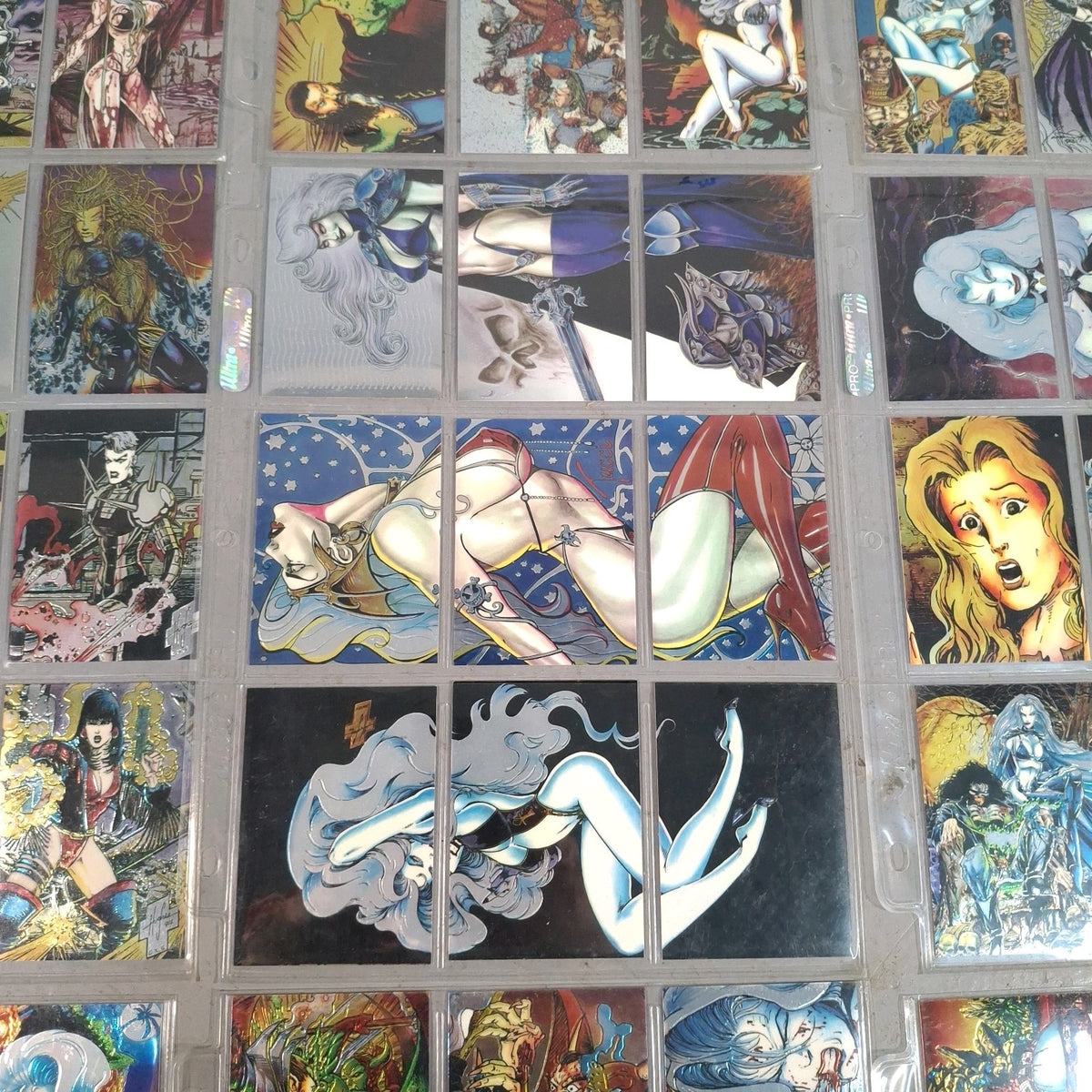 Lady Death 1994 Chromium Trading Card Set #1-100 - Chaos Comics - Complete Set - Pre-Owned