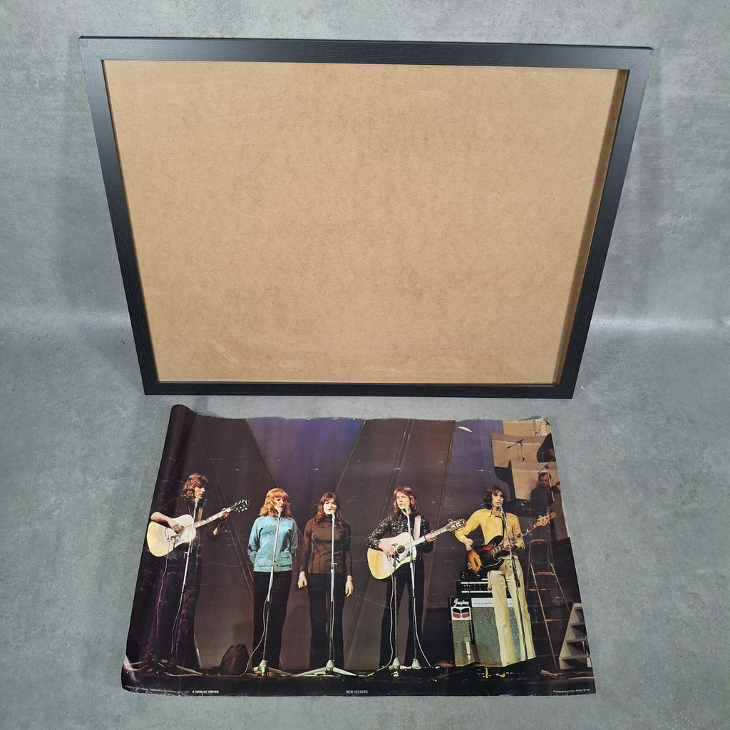 The New Seekers Original 1972 Vintage Poster | Chris Walter | Hang Up Series | Star Posters TSR | Used