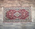 Louis de Poortere Kandahar Wool Rug - Red Traditional Persian Floral Design - 68x35" - Used