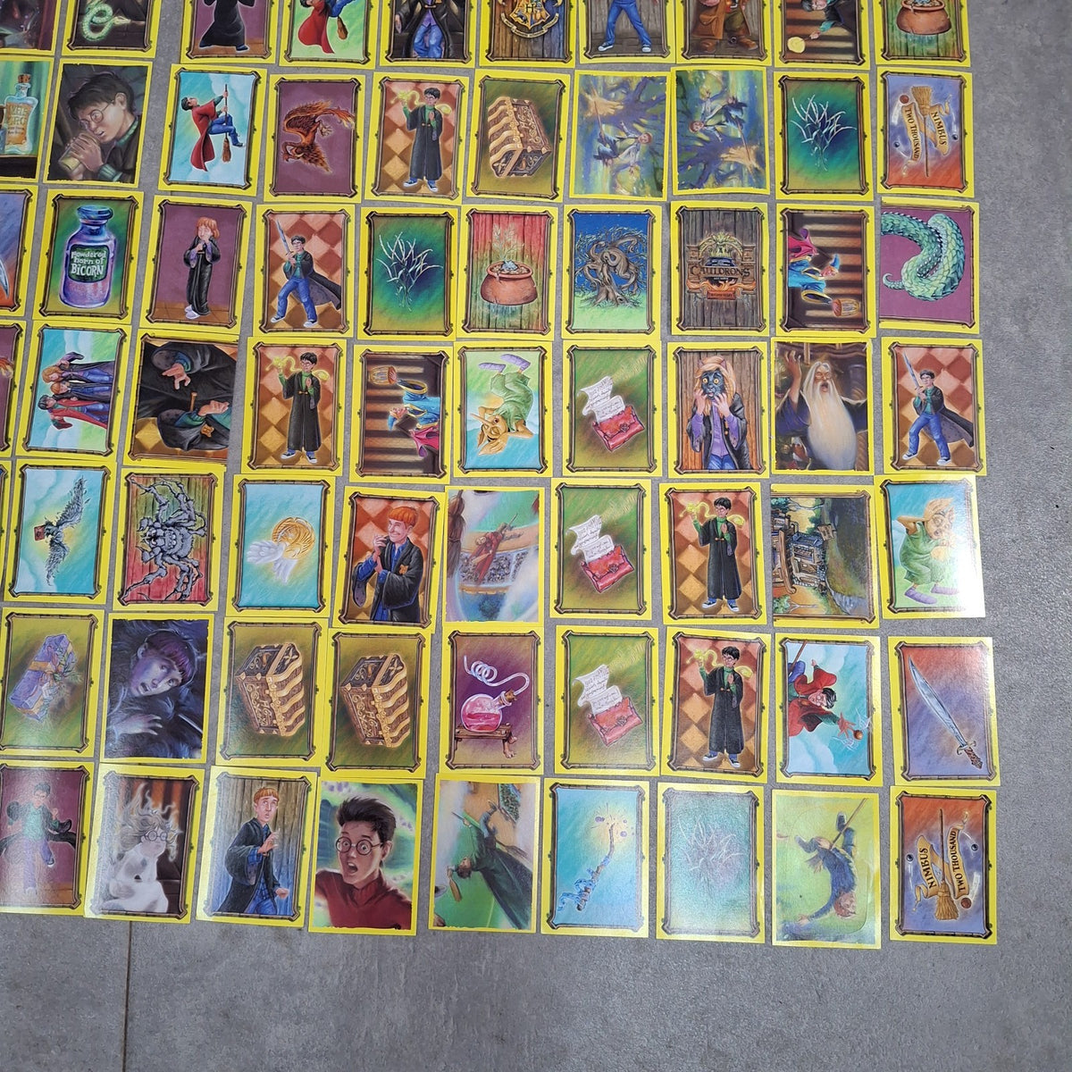 Harry Potter & the Chamber of Secrets - Panini 2003 - 378 Loose Stickers - Huge Bundle - Used