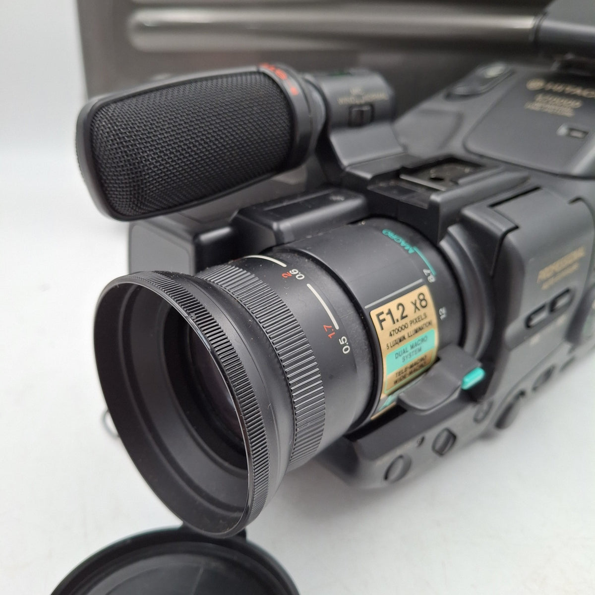 Hitachi VM-S83E S-VHS-C Camcorder with Stereo Mic, Battery, Hard Case & Manual - Used - Untested