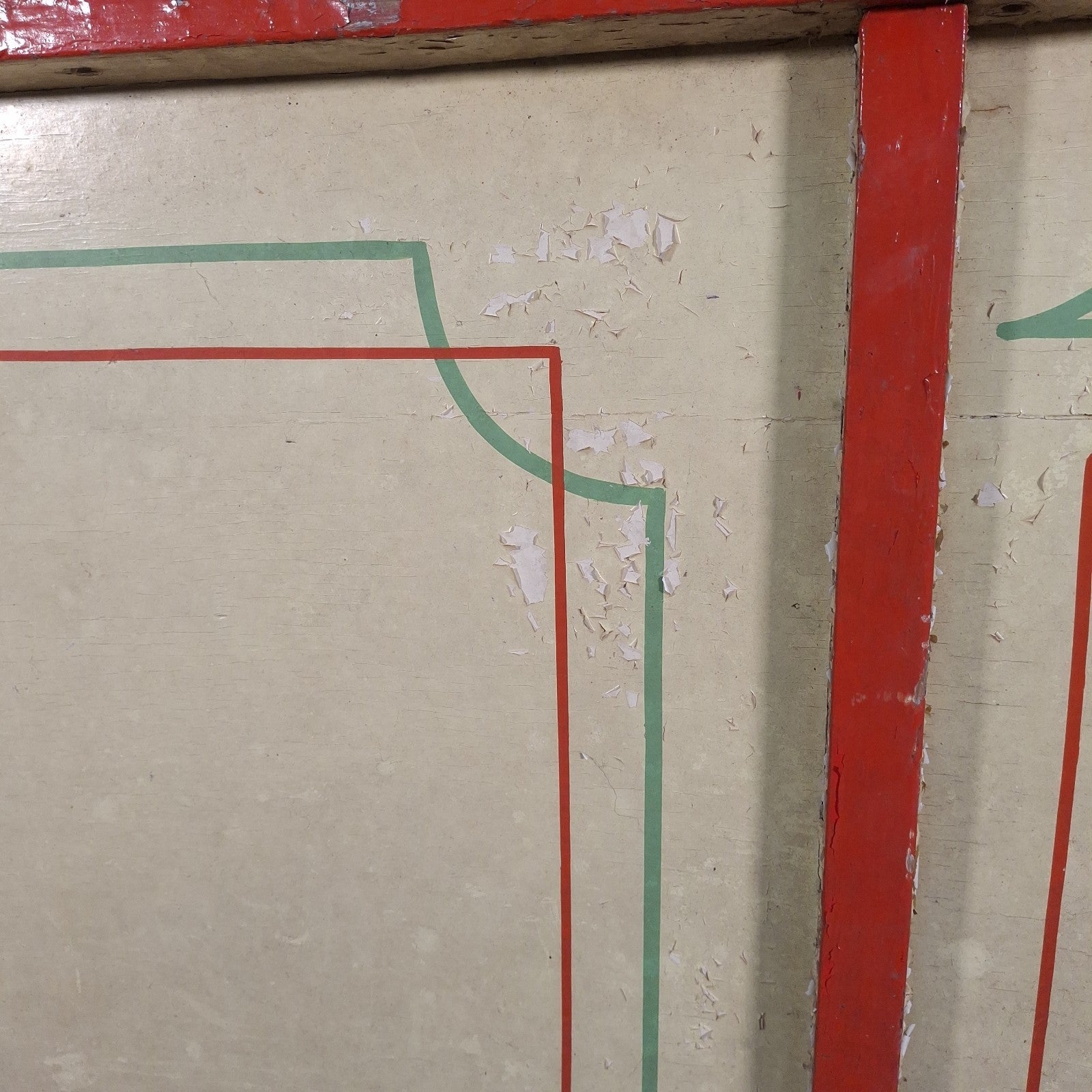 Antique Victorian Fairground Ride Panel | Hand-Painted Curved Timber | c.1890-1915 | Used